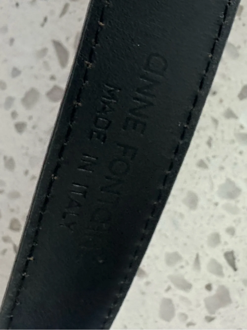 Anne Fontaine Amelie Belt early 2000s Pewter Metalic